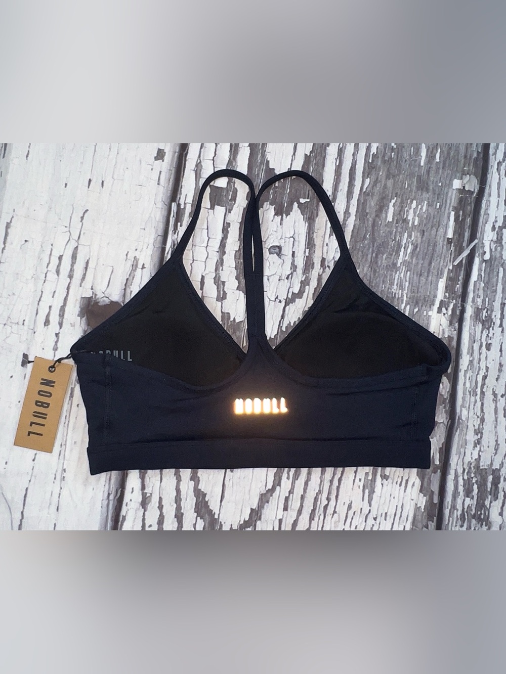 NO BULL - V-NECK - NAVY SPORTS BRA - NWT - SIZE MEDIUM - Picture 2 of 6